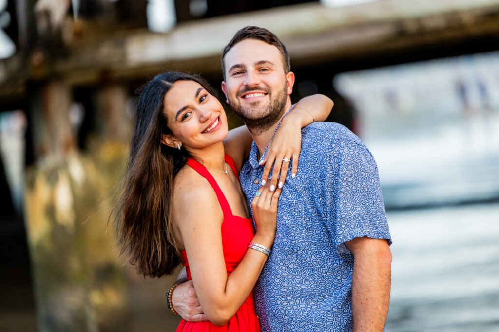 Pacific Beach Proposal Photographer: A Cross-Border Love Story at Crystal Pier san diego engagement photographers 7